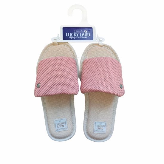 Тапочки женские "Lucky land" Comfort розовый-3 38