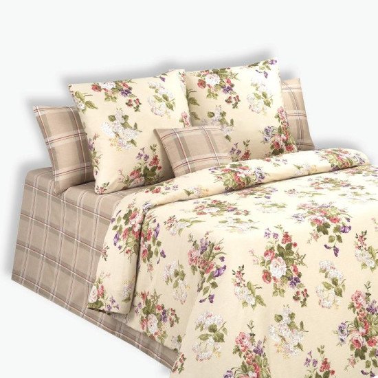 Постельное белье Сатин Audrey Hepbern- Ares 1.5 спальный