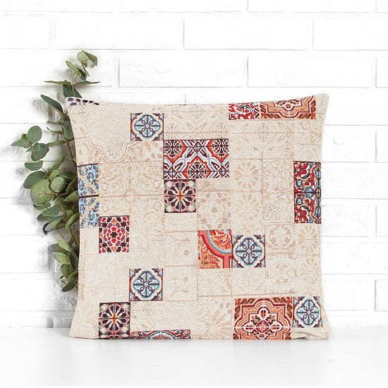 Декоративная наволочка "Гобелен" Керамика односторонняя 45*45 (±2) см