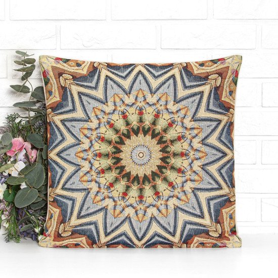 Декоративная наволочка "Гобелен" Мандала 45*45 (±2) см