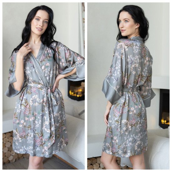 Халат женский "Мiа-Amore" Amely серый 44-46 (S/M)