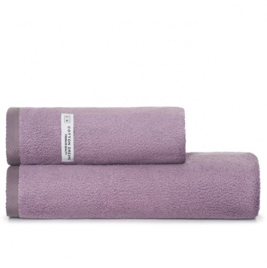 Полотенце махровое 1 шт "Cotton Dreams" Пёстроткань грязно-розовый/lea 50*100 см