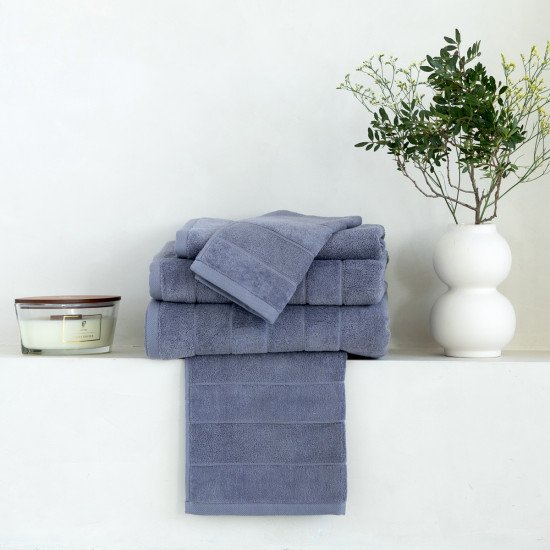 Полотенце махровое для ног в ванную 1 шт "La Prima" Urban 3423 ирис 50*70 см