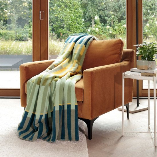 Плед "Biederlack" Lineup Green  150*200 см