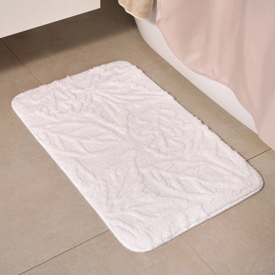 Коврик для ног в ванную "Moroshka" Shelest белый 50*80 см