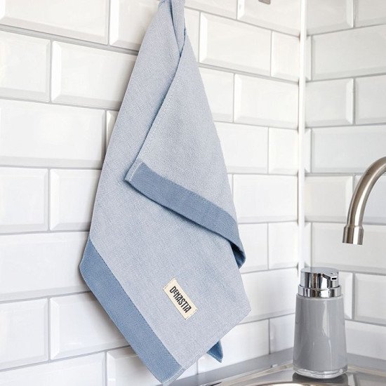 Полотенце махровое кухонное "DeNastia" Меланж синий/D100181 40*60 см