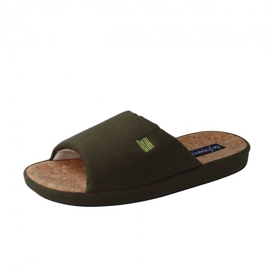 Тапочки мужские "De Fonseca" Matera хаки EU 43