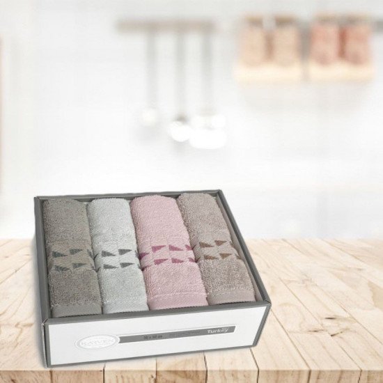 Комплект махровых полотенец для кухни 4 шт. "Karven" Dalyan 30*50 см