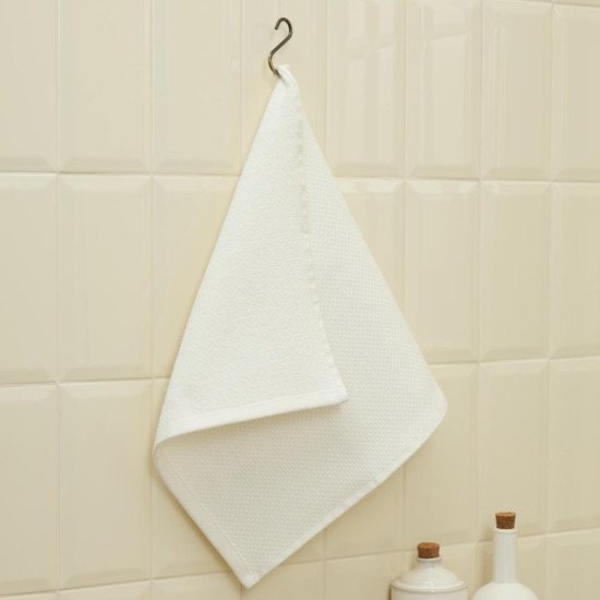 Полотенце махровое кухонное "Fine Line"  кремовый 40*55 см