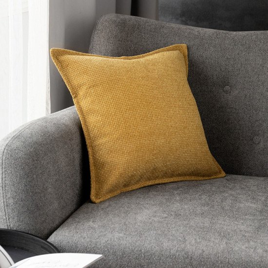 Декоративная наволочка "DeNastia" желтый/U000480 45*45 (±2) см