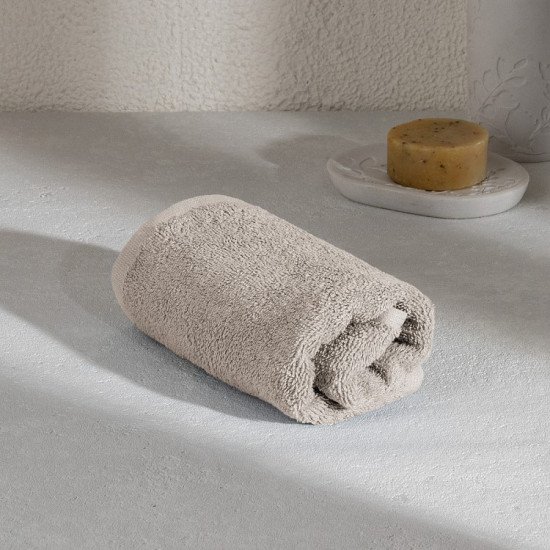 Полотенце махровое кухонное "DeNastia" Soft Collection серый/D100384 35*70 см