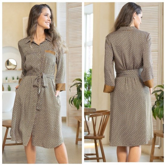 Халат-рубашка женский "Мiа-Amore" Donna 44 (S)