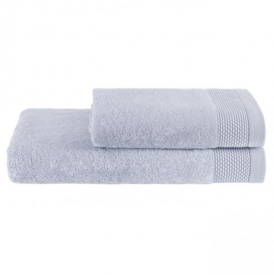 Полотенце махровое 1 шт Bambu светло-голубой  50*100 см