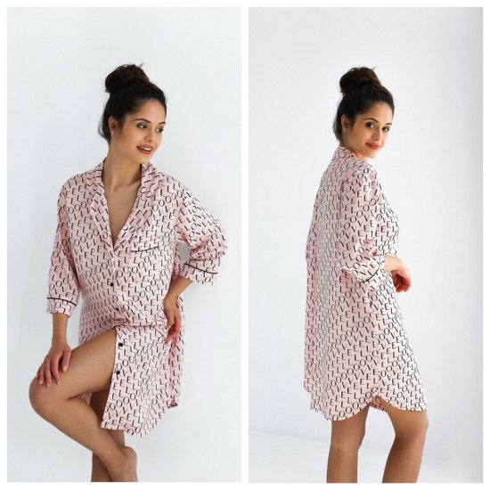 Халат-рубашка женский "Sensis" Emilia 50 (XL)