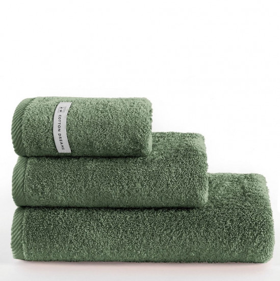 Полотенце махровое 1 шт "Cotton Dreams" зеленый/pine 40*60 см