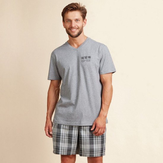 Комплект мужской "Key" серый 50 (XL)