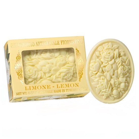 Мыло растительное "Saponicifio Artiginale Fiorentino" Ароматическое с окошком Лимон 125 г