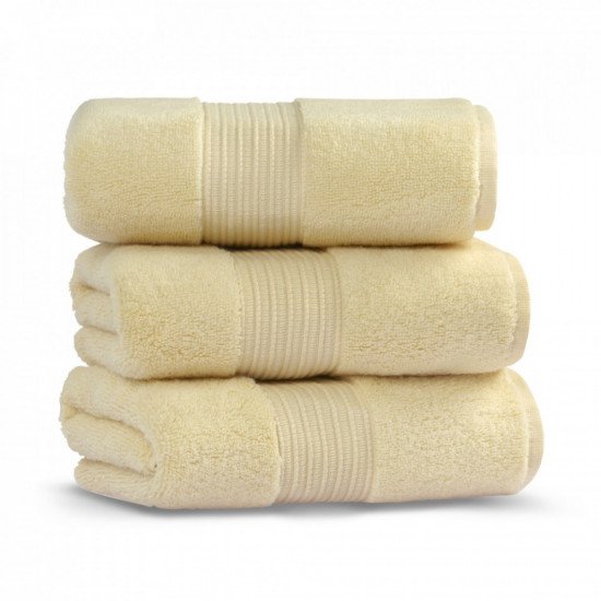 Полотенце махровое 1 шт "Casual Avenue/L'appartement" Chicago желтый/butter 50*90 см