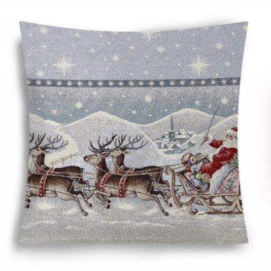 Декоративная наволочка "Гобелен" Новогодние подарки 45*45 (±2) см