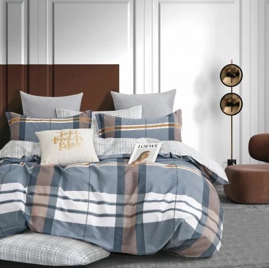 Постельное белье Сатин Audrey Hepbern- Lotto Евро