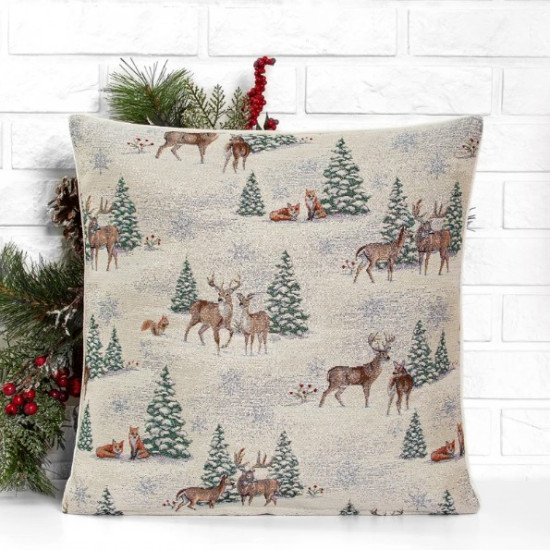 Декоративная наволочка "Гобелен" Бэмби 45*45 (±2) см