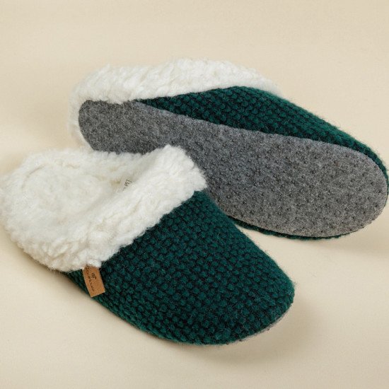Тапочки женские "Woolhouse" Инка зеленый 35/36