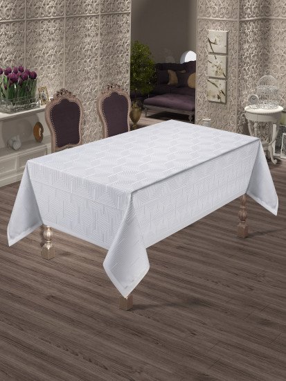 Скатерть "Do&Co" Yildiz белый 160*220 см