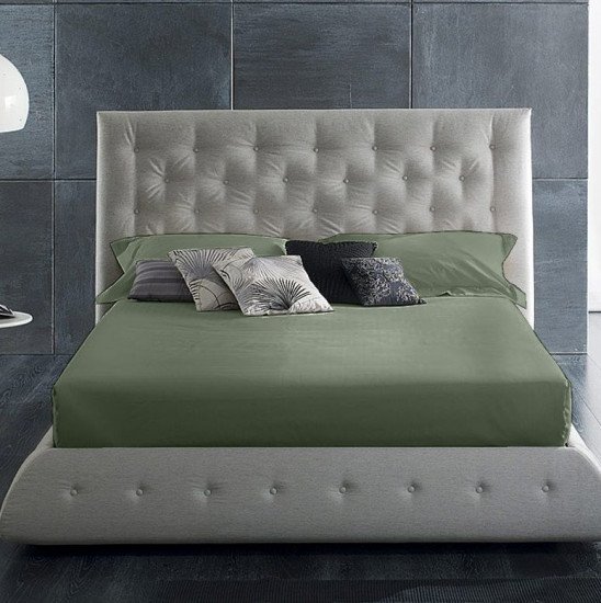 Простыня Мако-сатин "Primavelle" сицилийская олива 220*240 см