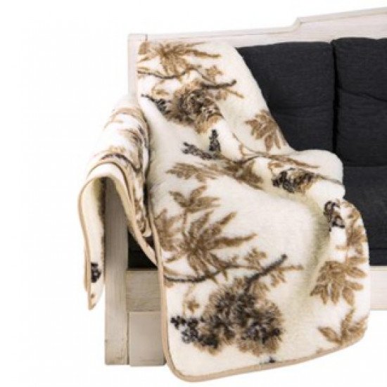 Плед шерстяной "WoolHouse" Пальма 175*200 см