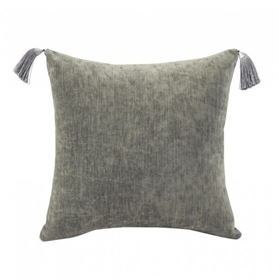 Подушка декоративная Velvet серый смог 43*43 см