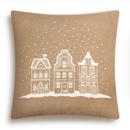 Декоративная наволочка "Гобелен" Нидерланды беж/песочный 45*45 (±2) см