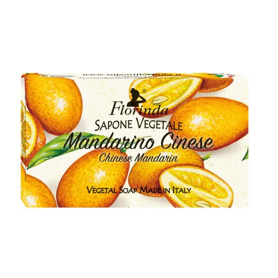 Мыло парфюмированное "Florinda" Profumi Tropicali/Ароматы тропиков Mandarino Cinese/Китайский мандарин 100 г