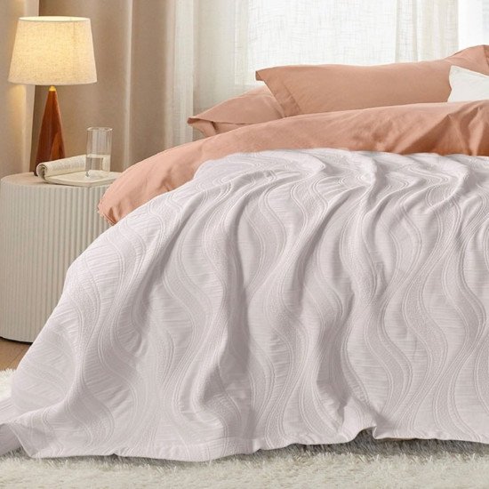 Покрывало Seline кремовый 180*220 см