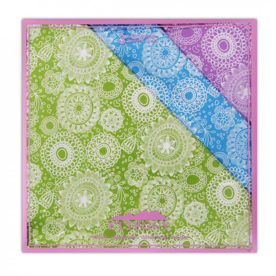 Набор женских носовых платков Подарочный "Etteggy"  P606.82-2 35*35 см-3 шт.