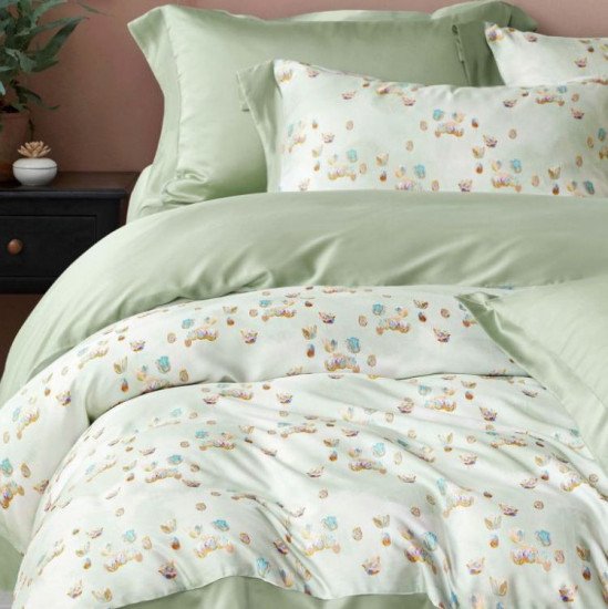 Постельное белье Тенсель Люкс- 2134-6 Евро