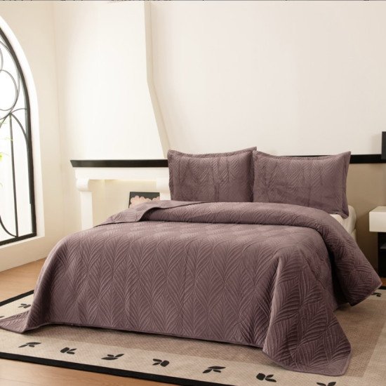 Покрывало с наволочками Таира чайная роза 240*260 см