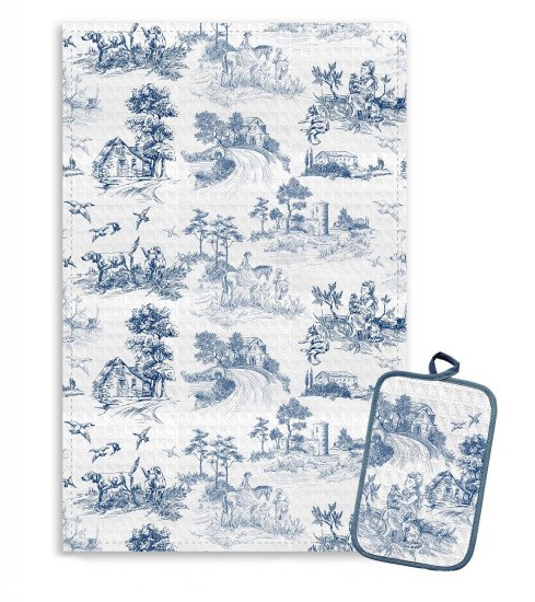 Комплект для кухни 2 предмета "Гранд Стайл" винтажные истории 35*60 см , 14*22 см