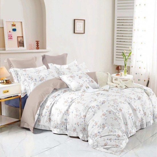 Постельное белье Сатин Audrey Hepbern- Flamenco Дуэт (семейное)