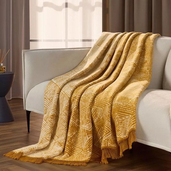 Плед  Graphic оранжевый 200*220 см