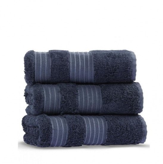 Полотенце махровое 1 шт "Casual Avenue/L'appartement" London темно-синий/deep blue* 30*50 см