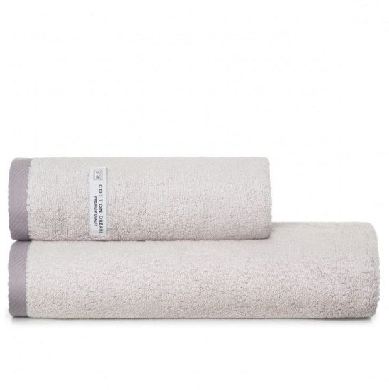Полотенце махровое 1 шт "Cotton Dreams" Пёстроткань серо-сиреневый/salome 70*140 см