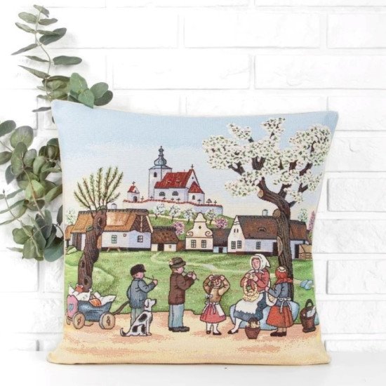 Декоративная наволочка "Гобелен" Времена года Праздник  45*45 (±2) см