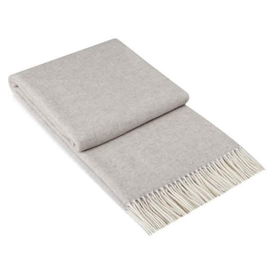 Плед "Paters" Familia с кашемиром Alice белый/белый 140*200 см