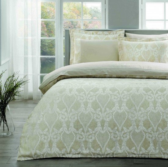 Постельное белье Лен-Жаккард- Melbury Евро