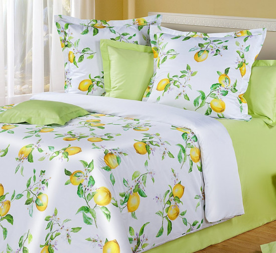 Постельное белье Мако-сатин Philosophy- Limoncello Евро