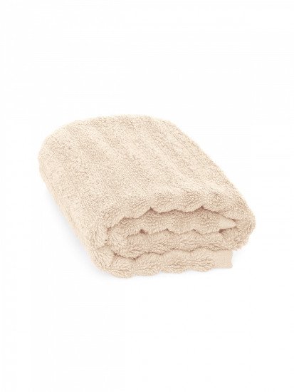 Полотенце махровое кухонное "DeNastia" Узкая волна молочный D100043 40*60 см