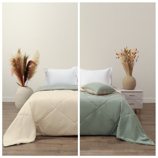 Покрывало двустороннее с подушками Нолан №4 240*260 см