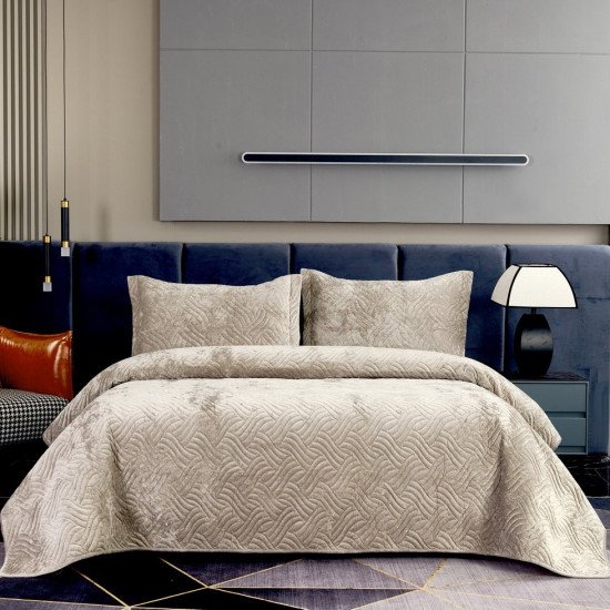 Покрывало Деварта бежевый 240*260 см