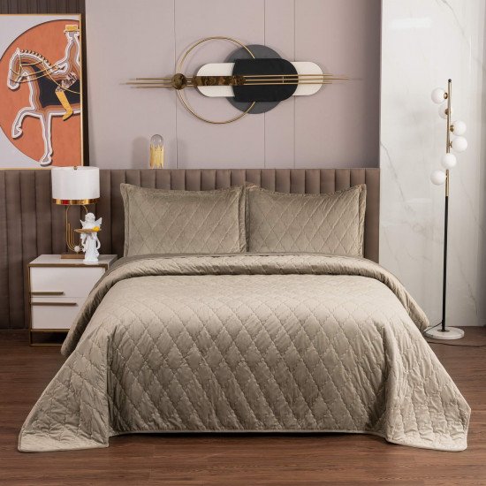 Покрывало с наволочками Деметра капучино 240*260 см