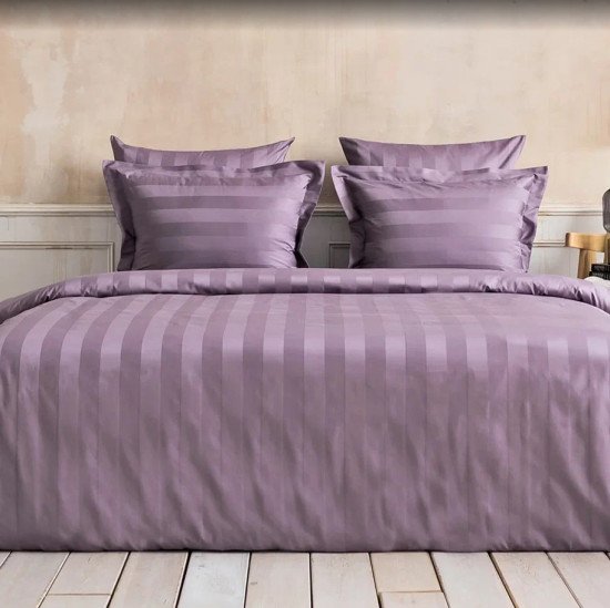 Постельное белье Urban Classic Страйп сатин- 3425 виолет Евро